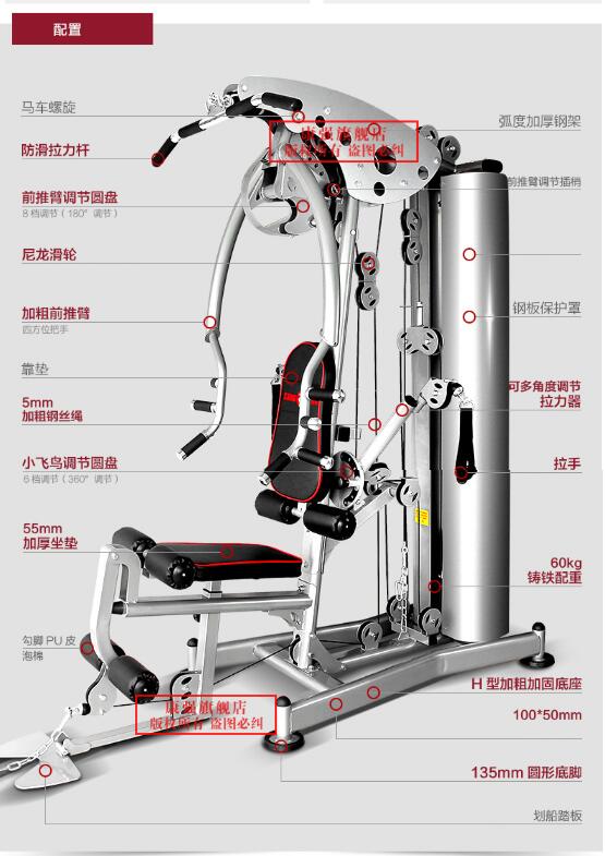 康強(qiáng)BK179多功能綜合訓(xùn)練器